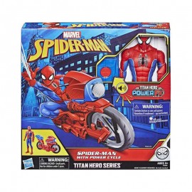 Spiderman Titan power con moto